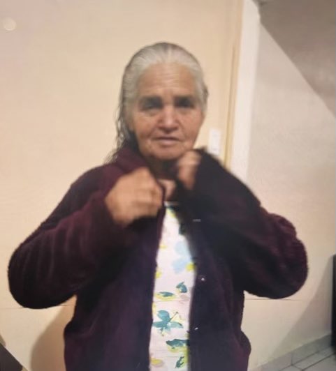 SanDiegoPD's tweet photo. We need your help finding Maria Fernandez. She was last seen around 6:00 p.m. at the Home Depot off Saturn Blvd (Egger Highlands). She’s a 75 year old Hispanic female, 5’2”, with long straight white hair. https://t.co/0omSIQgfGa