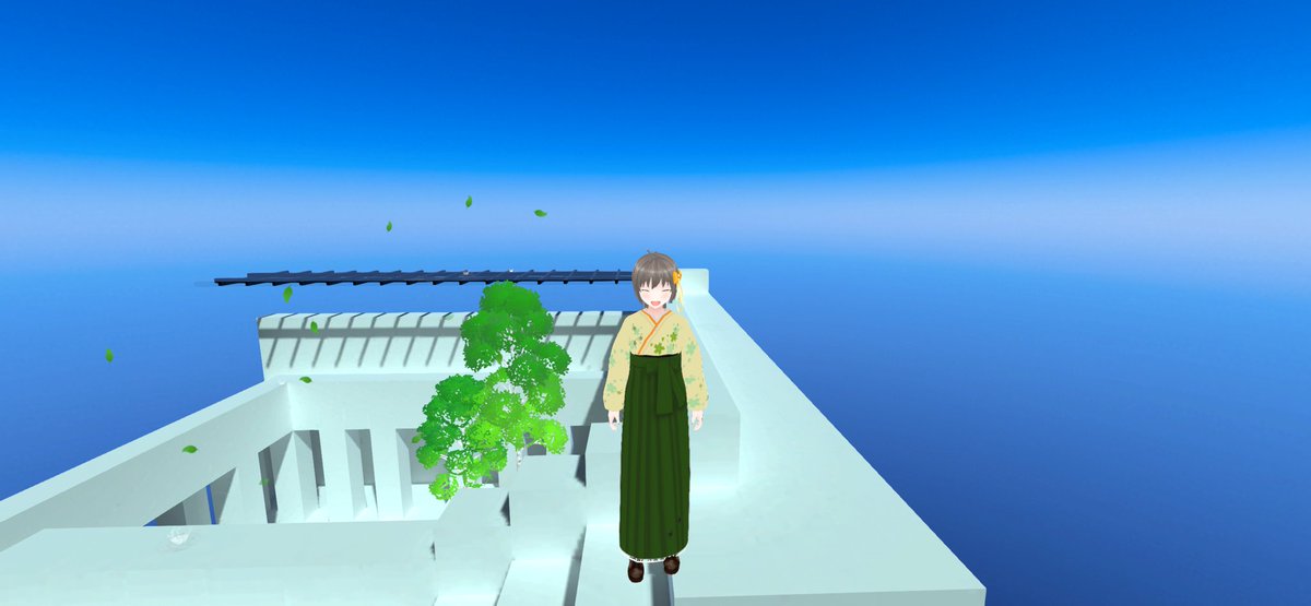 SunsetCalmSea's tweet photo. #cluster_world紹介
#SmallWorld2
「CUBEの中の世界再び再び」のワールド、「SmallWorld2」へお邪魔しました
青空と新緑がまぶしいすてきなワールド
入り口正面に置かれている鏡で、奥行きを感じられて、ワールドの規模以上に大きな場所のように感じられました
https://t.co/0YAyIpsmsb https://t.co/ZTJh4IoNlv