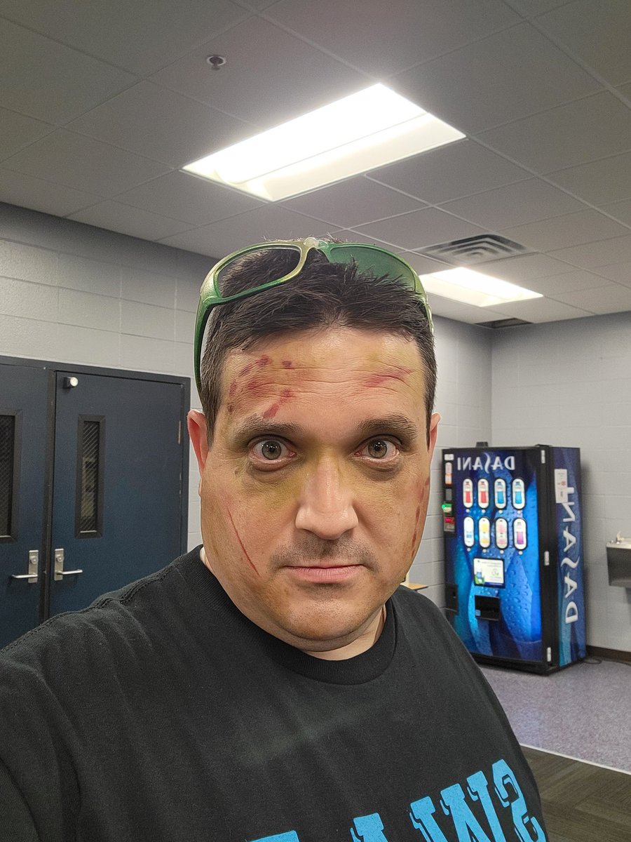 Brains, Brains, Brains, Brains, Brains, Brains, Brains, Brains, Brains, Brains,
Brains, Brains!
(One more chance to see me as a Zombie in the ON SWAP shows!)
The show is Fri @ 7. Get tickets at olathenorththeatre.com
#ONTHTRE2122 #ThingsTeachersDo #KindaFeelLikeAZombieRightNow