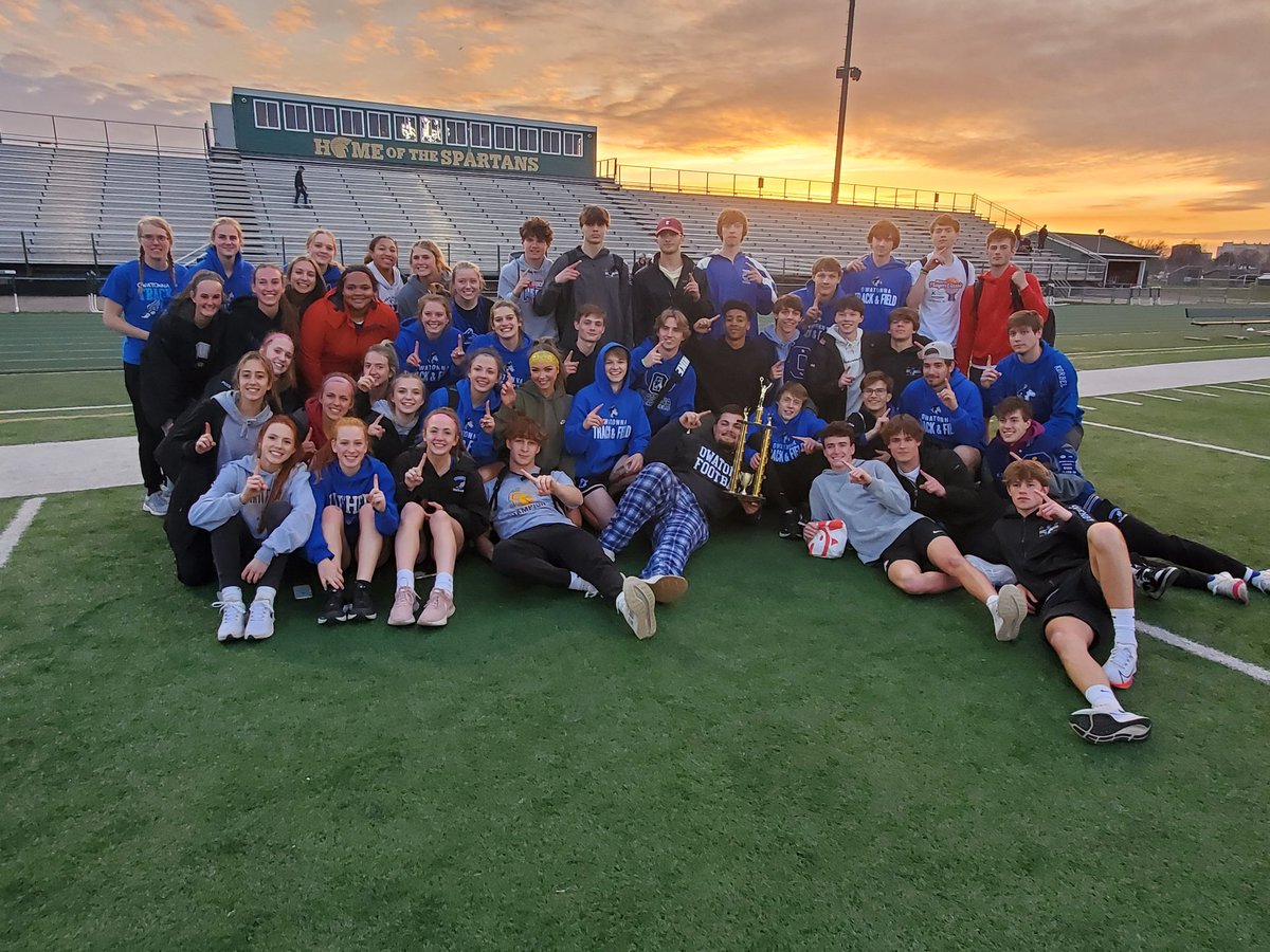 OwaGirlsTrack's tweet photo. Boys and Girls OHS track teams both took home a 1st place trophy at the Mayo Invite!!  Congrats Huskies!!!
@OwatonnaBoysTra @jjgtrack https://t.co/mb6JwNIDMN