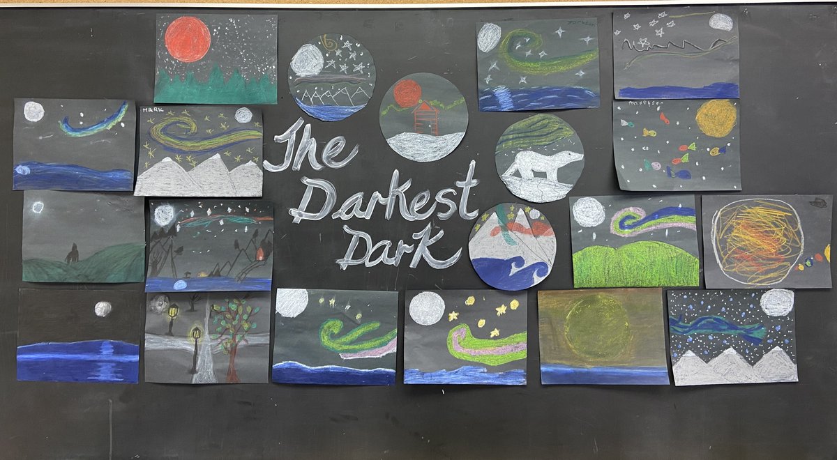 Miss Robinson's Gr. 5/6 class read,"The Darkest Dark" by Chris Hadfield. They learned the Catholic Social Teaching about Stewardship of Creation. Dear God thank you for all the blessings of creation and for the beautiful night sky.<a href="/SMCDSB/">Simcoe Muskoka Catholic District School Board</a> <a href="/SMCDSB_Faith/">SMCDSB Faith Matters</a> <a href="/SMCDSB_Leaders/">Called to Lead</a>