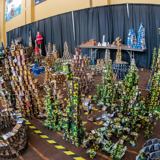 Gen_Con's tweet photo. #ThrowbackThursday to one of our favorite events #Cardhalla! Who's been practicing their card building?
#GenCon #GenConTurns55 #GenConIndy https://t.co/yL0mMUkIxx
