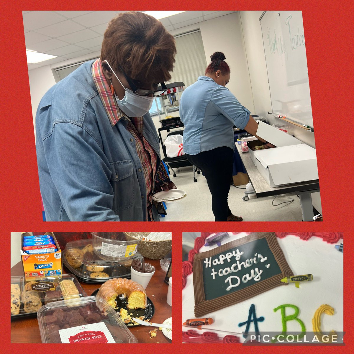puentedisd's tweet photo. Just “poppin” in to give some sweet treats to our staff @YMLA_Florence #TeacherAppreciationWeek https://t.co/dNPYdOcra1
