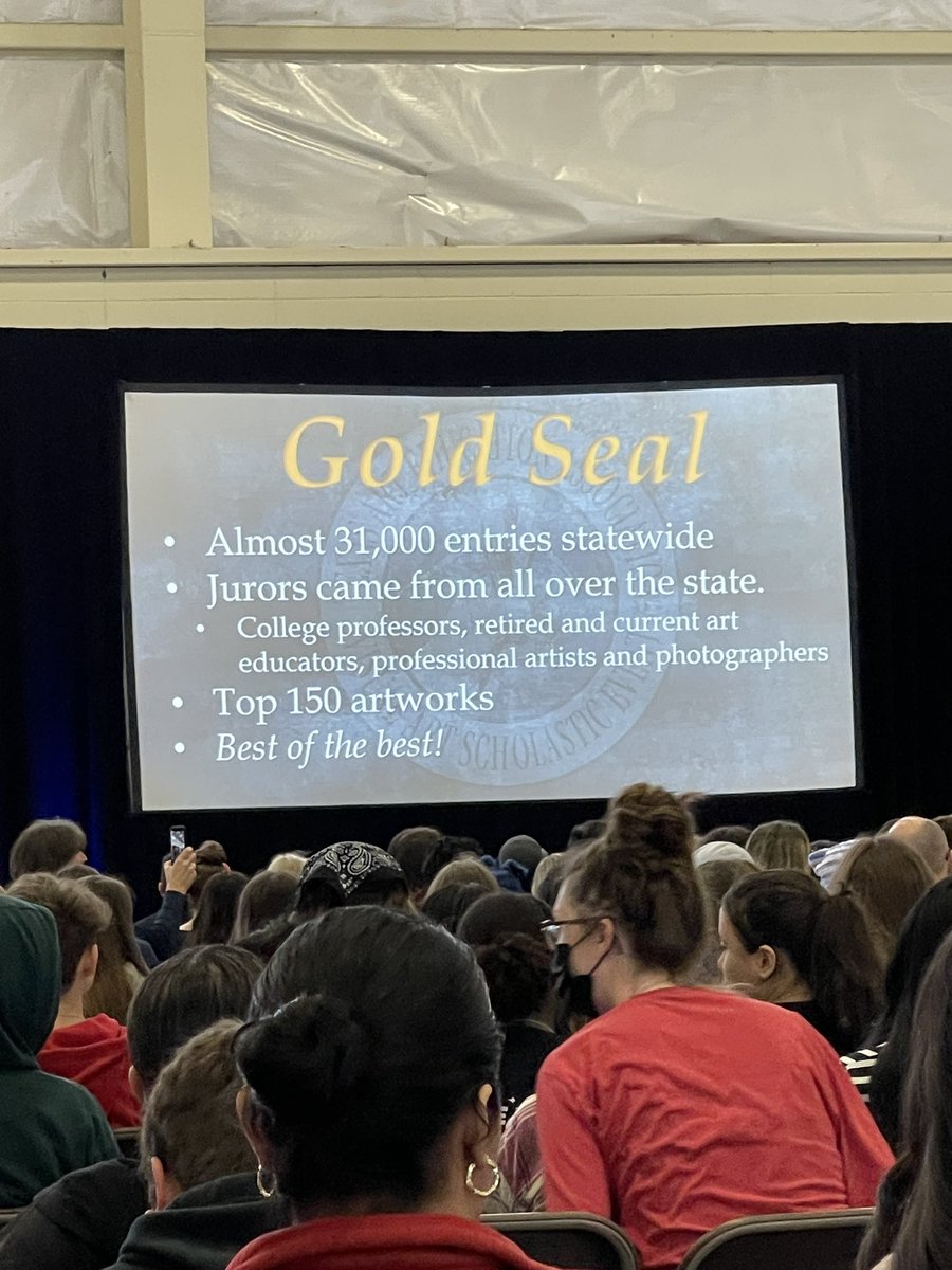 GrundlerArt's tweet photo. What a busy week - last Thursday @artguy76 and I were at #statevase22 - two #pisdcreatesart Ss got gold medals! #K12ArtChat https://t.co/IhtWhlMMMM