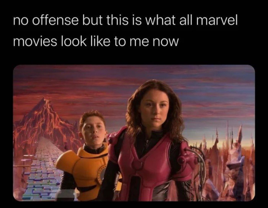butleriano's tweet photo. I would kill for Marvel movies with this amount of vision https://t.co/4hRbqn543i
