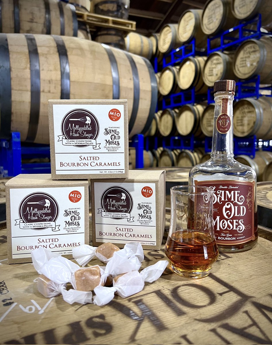 A few of our fave things
👉 Collaborating with other Okies
👉 Being a member of the <a href="/miocoalition/">Made In Oklahoma Coalition</a> 
👉 Salt. Whiskey (Bourbon). Caramel. 'Nuff Said.

A fun collab with our friends over at @wanderfolkspirits and their Same Old Moses Bourbon. 

📸 credit: <a href="/booze_on_duty/">Duty</a>