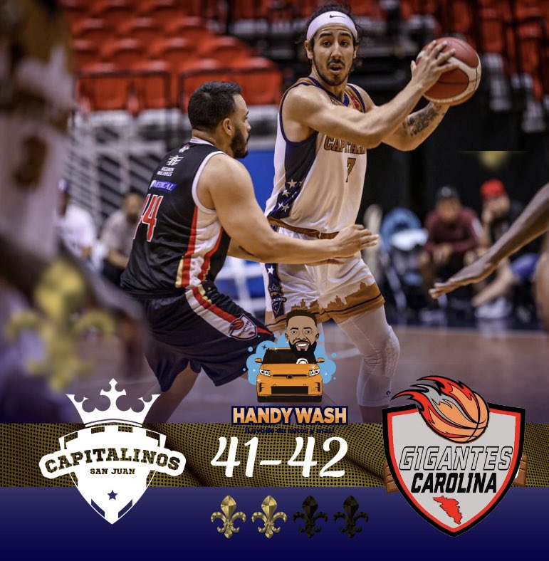 Finaliza la primera mitad en un partido intenso 🔥🏀

<a href="/SJCiudadCapital/">San Juan, Ciudad Capital</a> 
#TeamCapitalinos⚜️
#ThreePeat🏆
