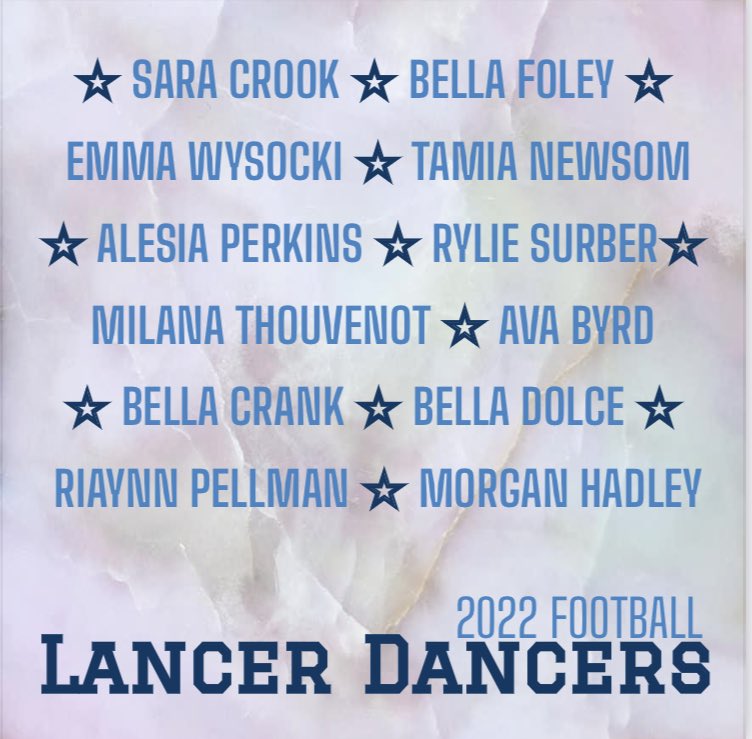 BTHSLancerDance's tweet photo. Happy to announce our 2022-2023 Performance Teams! Congrats, ladies! https://t.co/9R5v03iXBy