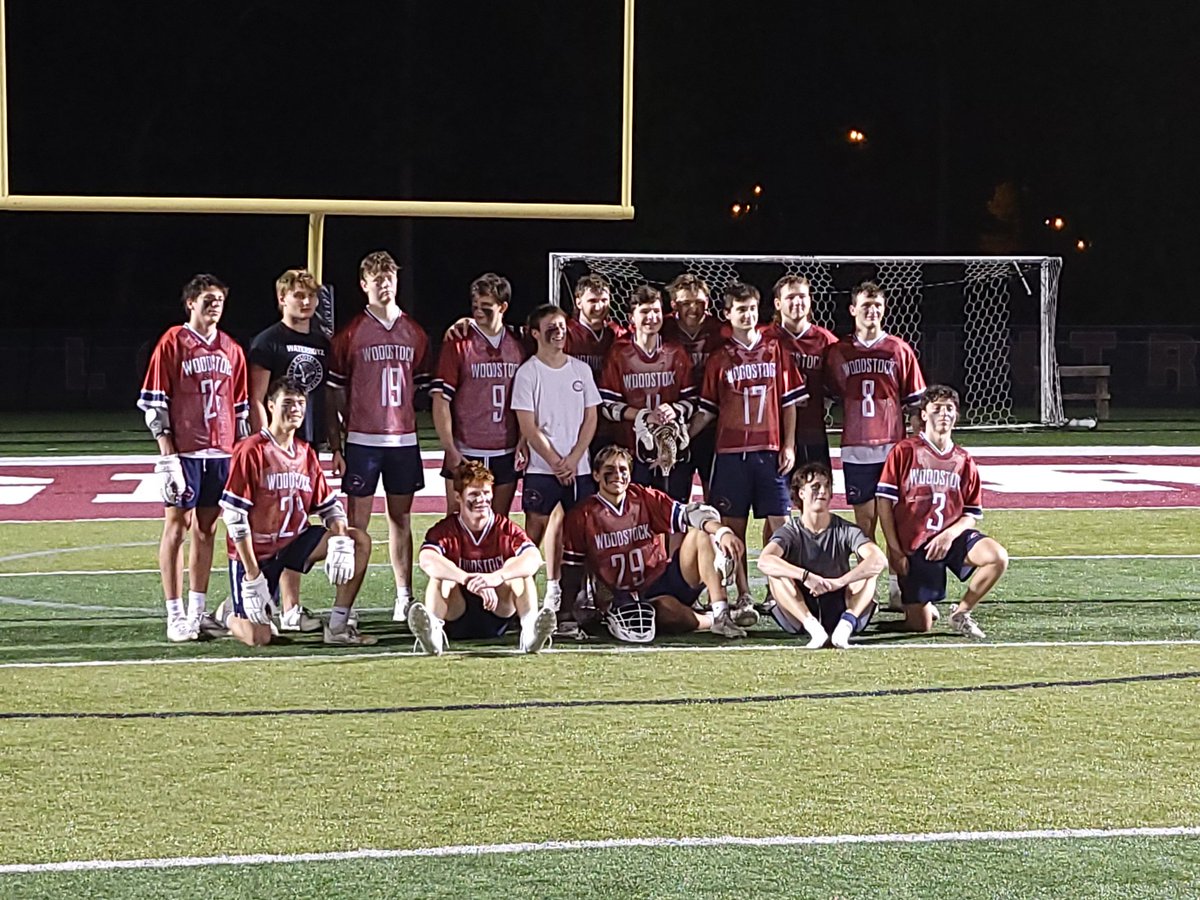 SportsWoodstock's tweet photo. Not the outcome we wanted, but heck of a season boys!! Shour out to our Seniors! @WoodstockLax1 
#WeAreWoodstock https://t.co/hXU4t7FjCM