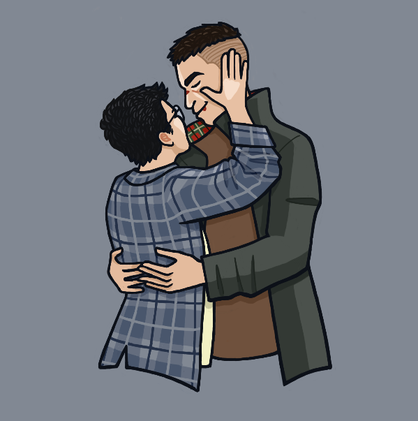 vicewares's tweet photo. some art of my old favourite ship 💙#dbd #dbdfanart #kingfield https://t.co/IRk0ksL6Oo