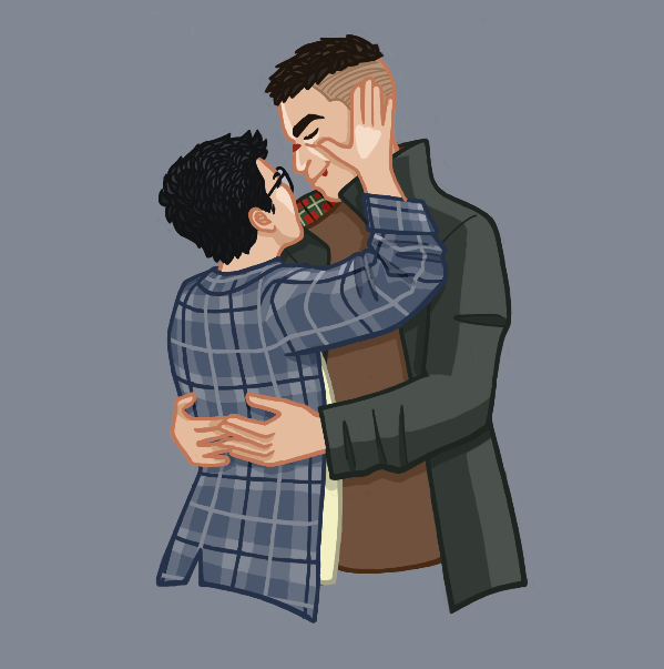 vicewares's tweet photo. some art of my old favourite ship 💙#dbd #dbdfanart #kingfield https://t.co/IRk0ksL6Oo