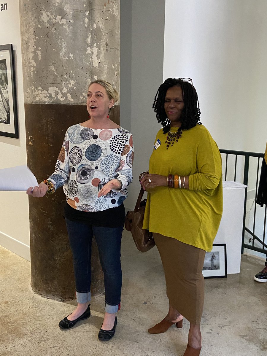 osterjoy's tweet photo. My heart is full after an opening @worthingtonyard - incredibly inspired by the other artists in the show! @SequoiaBostick https://t.co/1DwSj9aNg9