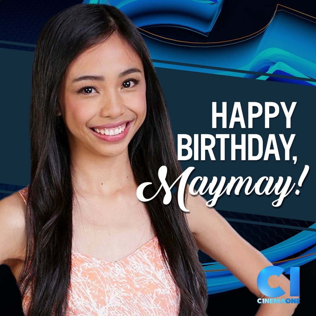 c1nemaone's tweet photo. Happy 25th birthday sa nag-iisang #Amakabogera #MaymayEntrata! 🥳🎊

From #CinemaOne! https://t.co/il01qNO9r9
