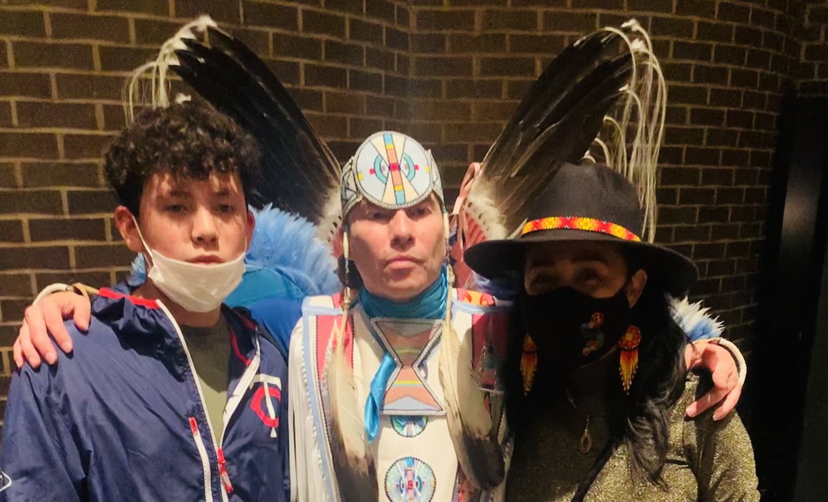 Super amazing time celebrating #IndigenousPeoples <a href="/Supamanhiphop/">Reeve Musk</a> what an honor to meet you and be inspired and healed with your music 🎶 🙏🏽