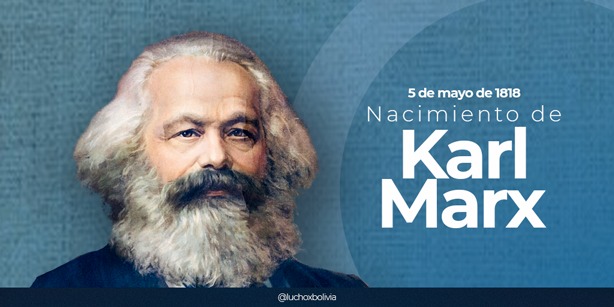 LuchoXBolivia's tweet photo. A 204 años de su nacimiento, rendimos homenaje a Karl Marx, padre del socialismo científico. Leímos su obra desde muy jóvenes y desde entonces tenemos la misma posición ideológica que nunca vamos a cambiar. Siempre lucharemos contra las injusticias sociales. ¡Honor y gloria! https://t.co/qp64I5UQfP