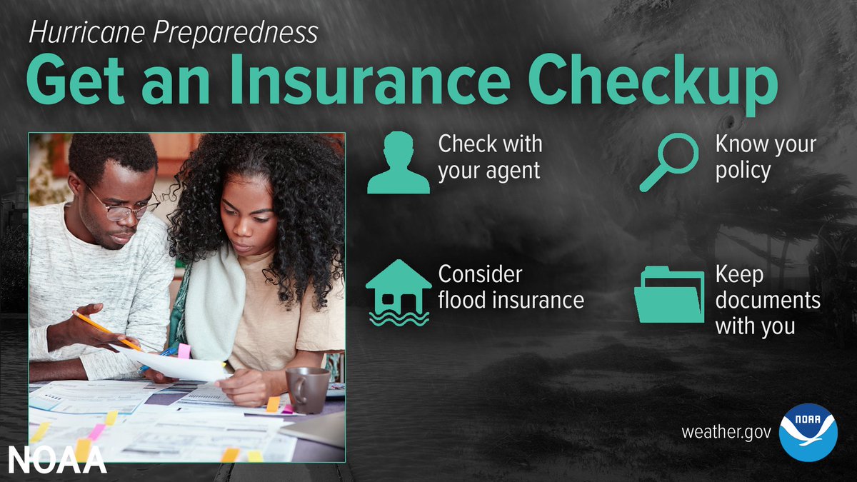 RiseRelief's tweet photo. Are you insured for a hurricane? Check in now before hurricane season begins. Keep in mind that standard homeowners insurance doesn’t cover flooding, and flood insurance requires a 30-day waiting period! Find coverage at #riseteam.org #RISEteam #floodsmart. https://t.co/F47v5jZNjL