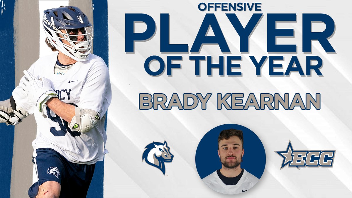 ECCSports's tweet photo. ECC Men's Lacrosse Offensive Player of the Year - Brady Kearnan, @MercyMavericks https://t.co/aX4Nov4QUn