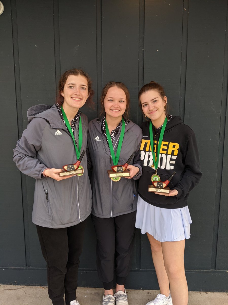 Successful quick trip over to the Litch Invite! Team shoots 172 - first by nearly 20 strokes. Kylie is medalist with 40, Kaiti is third with 42, and Addy finishes 4th with 43. Addy also wins the long drive contest. Ready for the Hutch Invite tomorrow! <a href="/HutchActivities/">Hutchinson HS Activities Department</a>