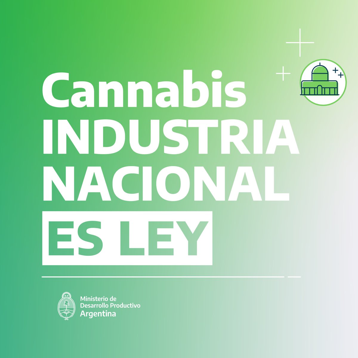 KulfasM's tweet photo. ES LEY

Hoy nace una nueva industria en Argentina. 

Tenemos industria nacional de cáñamo y cannabis medicinal.

Agradezco a las y los diputados por convertir en ley uno de los proyectos productivos que impulsamos desde @produccion_arg.

Abro hilo: https://t.co/lWHUGhpUUc