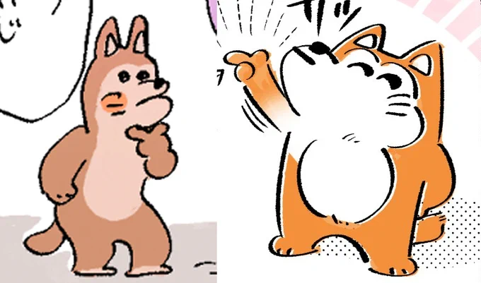 初期いぬと後期いぬ、別犬すぎる 
