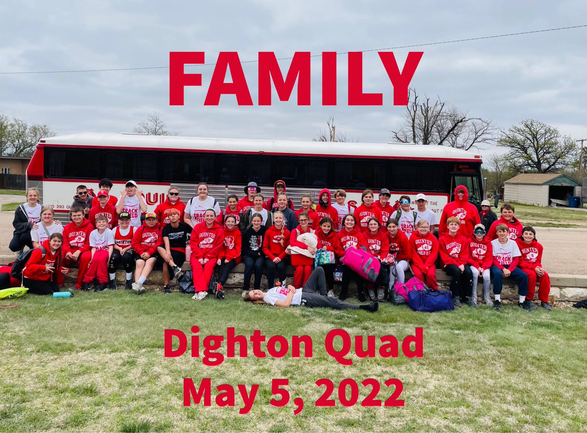coachroesch's tweet photo. Quinter JH Track competed in Dighton today, both girls and boys teams placed first! #godogs https://t.co/9Cr0jbASwn