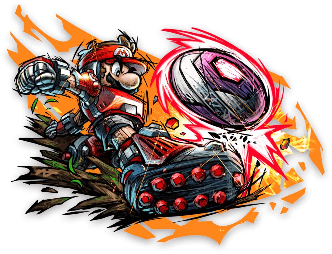 DailyMarioArt's tweet photo. As an addendum, here is character art featuring Mario, Luigi, Donkey Kong, and Wario. Also depicted are Waluigi and Toad. https://t.co/B8NF17APGR