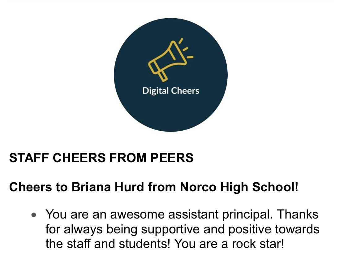 💫 This is how you know you’ve made it! Thank you!! ⭐️ 💙🎉🤗 <a href="/CNUSD/">Corona-Norco USD</a> <a href="/NorcoHighSchool/">Norco High School</a>
