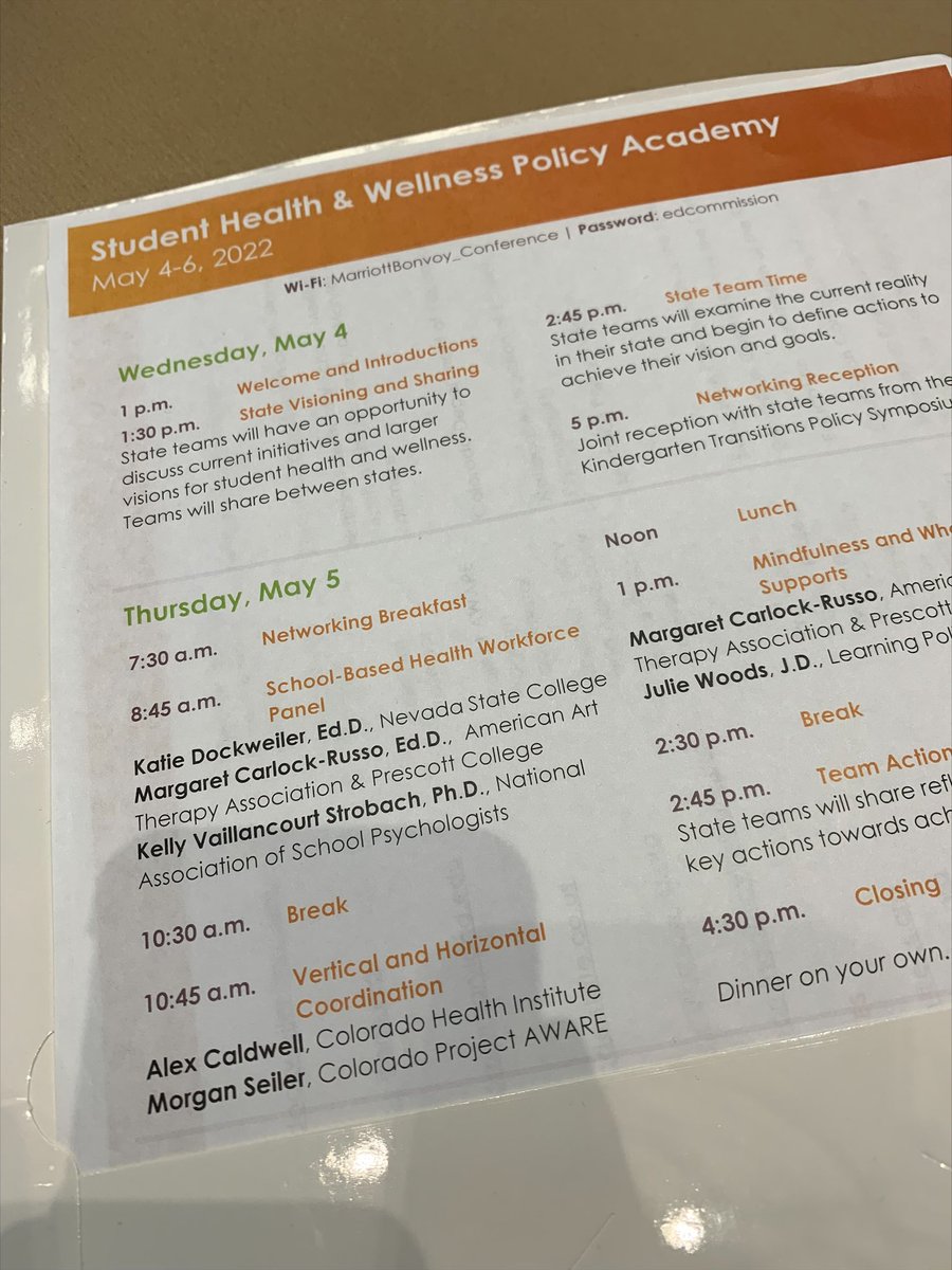 McCannMeghan's tweet photo. Student Health and Wellness Policy Academy with my exceptional colleagues, @mbdellerba @CassidyFrancies @bryankelleybpk https://t.co/NceVuHVmWp