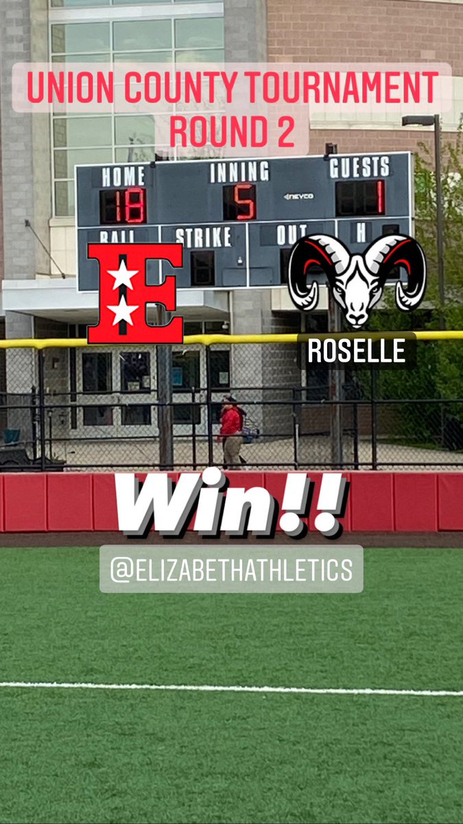 ElizabethHS_SB's tweet photo. Final from Elizabeth. Elizabeth-18, Roselle-1.  @ElizabethAthle1 @SimeonPincus #NJSoftball @HSSportsNJ https://t.co/oa68IeTXrt