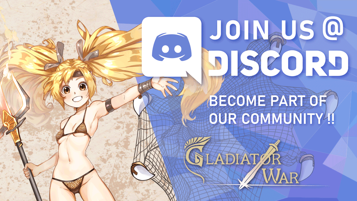 GladiatorWar22's tweet photo. Check out the #GladiatorWar community.
Many cool events are coming in our Discord!

Enter here to join👇
https://t.co/CcwBB8IxmJ

#discord #NFTcommunity #GameFi #NFT #P2E #playtoearn #BNBChain #BNB https://t.co/fp5XJxYLt8