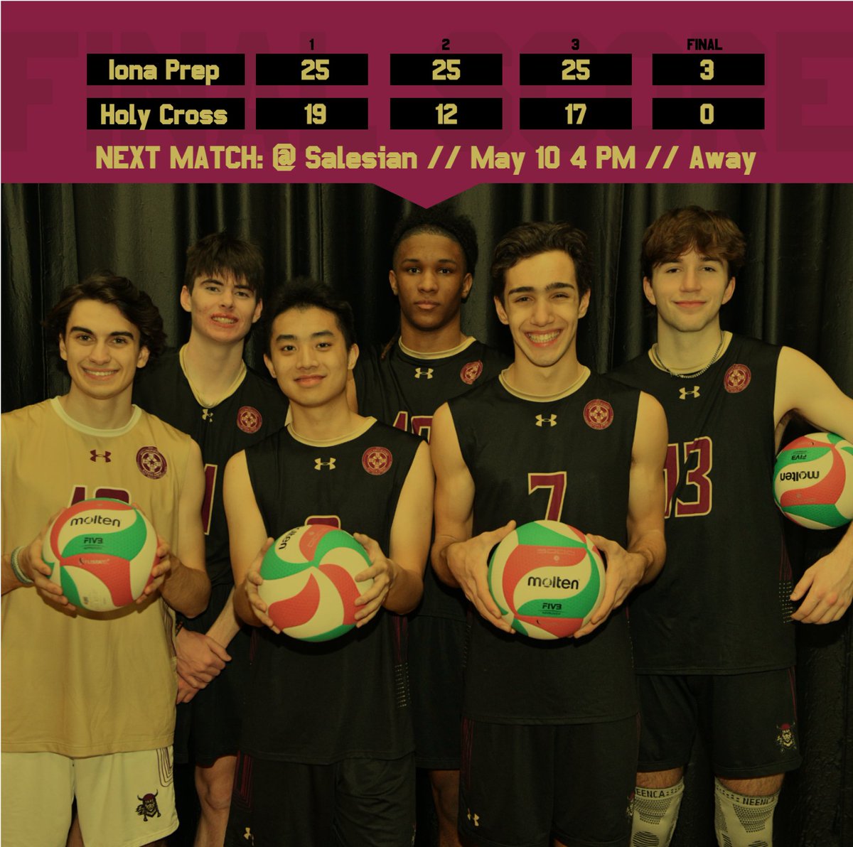 GAELS WIN!! The Gaels get a senior day victory to move to 9-0 in the CHSAA and clinch 1st place in the North Division!! The Gaels close out the regular season on Tuesday <a href="/Eaglesvball2022/">Salesian High Volleyball 2025</a> #GoGaels #GrowtheGame