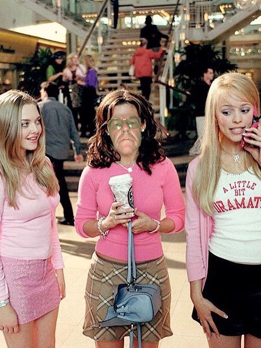 FamousFlicks's tweet photo. CORRECT ANSWER: Mean Girls (2004) and OMG you guys there’s like this dude @BillBillesperry who TOTALLY left best comment OMG SHUT UP 🤭 https://t.co/qqANGCCRer