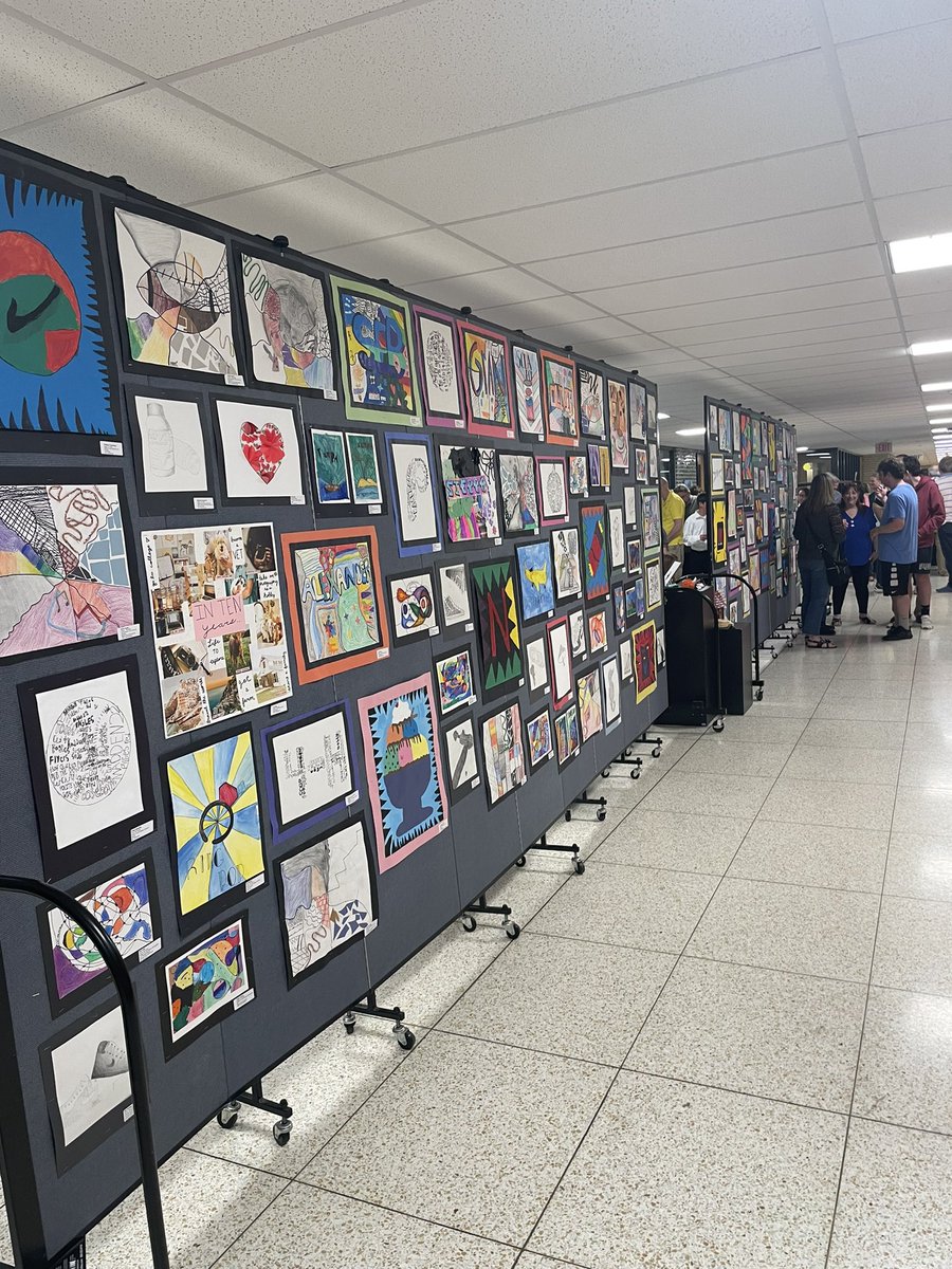 Unami Band Concert and Art Show — a wonderful showcase of our talented musicians and artists.  @Unami_Bands <a href="/FedorowiczCBArt/">Ms. Fedorowicz CBSD Art</a> <a href="/sschollCBArt/">Ms. Schollenberger CBSD Art</a> #Unami