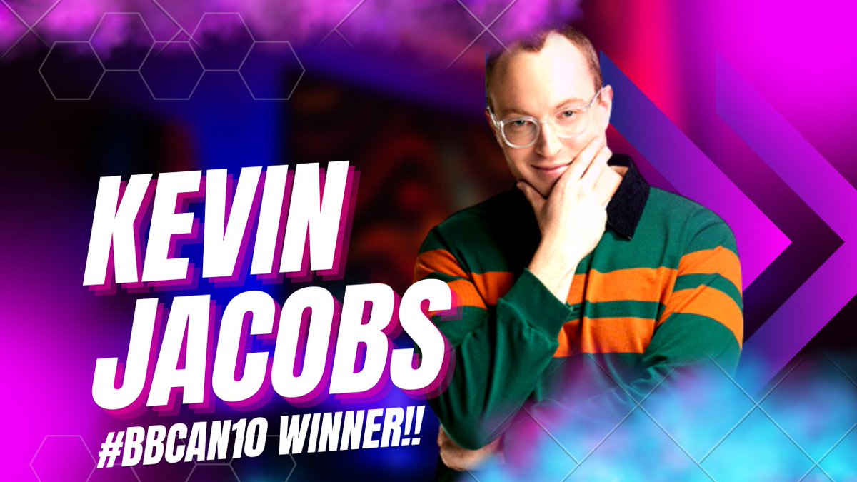 BigBrotherMaple's tweet photo. Kevin Jacobs is the winner of Big Brother Canada Season 10! 🎉 #BBCAN10 https://t.co/mmIi7O2bgI