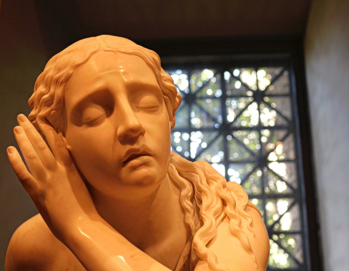 Nydia, Blind Girl of Pompeii, marble, 1860, Randolph Rogers. <a href="/ngadc/">National Gallery of Art</a> #WashingtonDC 4.15.22