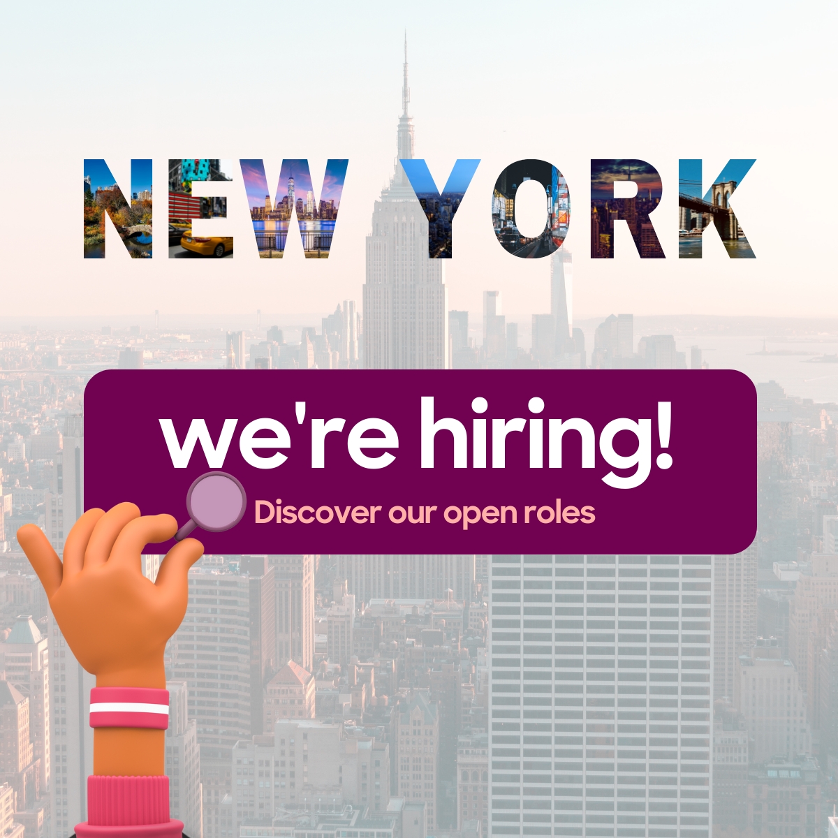 camiporta's tweet photo. 📢 WE ARE HIRING IN NEW YORK!

➡️Channel Sales Director: https://t.co/3K5BoNAAtQ
➡️Paid Media Specialist: https://t.co/NdOb8YZ4Yy 
➡️Organizational Development Sr Manager: https://t.co/UuHg9pg9UL 
➡️Sr Creative Director: https://t.co/97ZMsBghvZ https://t.co/oxAP36TC7V
