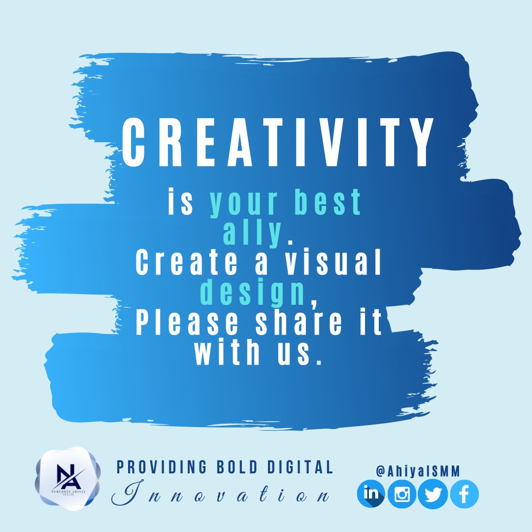 AhiyalSMM's tweet image. Getting a job as a graphic designer is easier than you might believe, especially in this day and age.
Designers, regardless of their level of education, rely on practical experience to push them. 
Talk to us😊

#CreativityThinking
#CreativityGraphicDesign