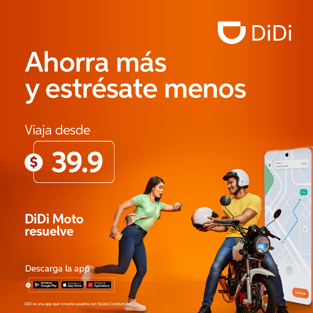 🏍️ Viajando desde $39.9 puedes recorrer Santo Domingo como más te gusta, 🤗 ¿Qué esperas para resolver con #DiDiMoto? 🤩

#SantoDomingo
#NuevoLanzamiento