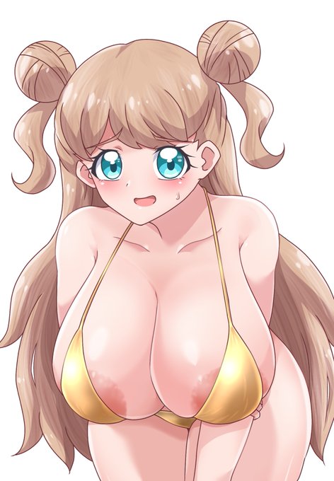 『…まりあにはちょっと小さいみたいです〜💦 その…はみ出しちゃうみたいなんです…』 