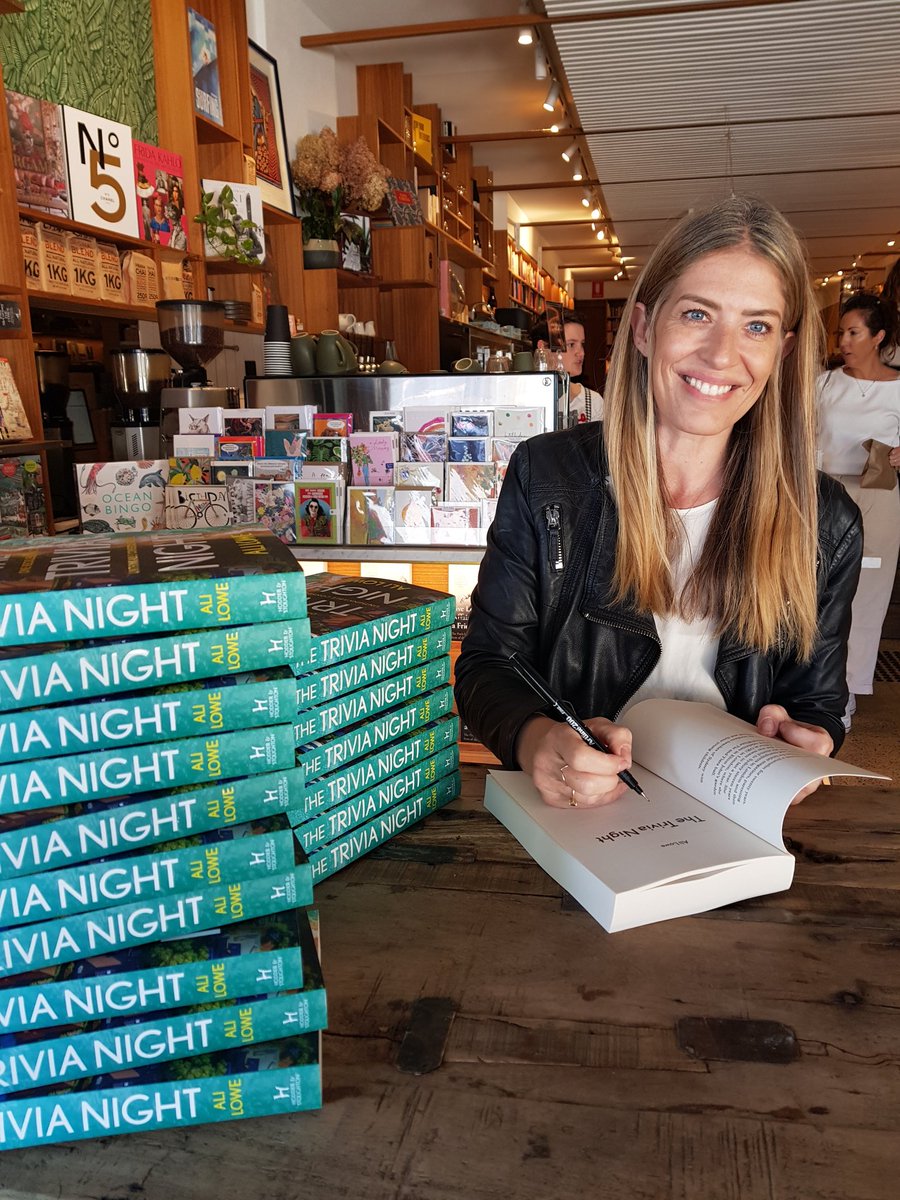 luckienicky's tweet photo. Signed copies of #TriviaNight are now available @Bookoccino 
@aliloweauthor @HachetteAus https://t.co/vCdAXp7xpo