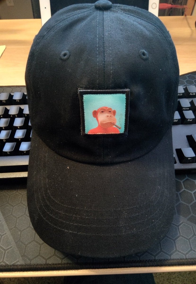 DexterJWatts's tweet image. Physically entangling my @thugmonkez with my slick @rightclicksave8 hat. This thing is so dope!!!