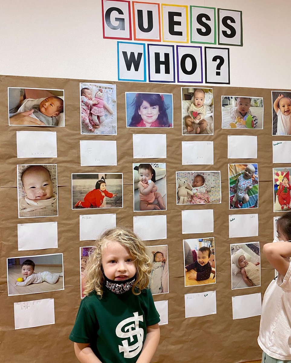 JeannieSung's tweet photo. Oh my, how much you have grown! 🥰 Caught our PreK friends guessing their friends from baby pictures! So cute!!!🥰🥰🥰
#TimeFliesSoFast #EnjoyWhileWeCan #TheyGrowUpSoFast🥲 https://t.co/uBHiBy3pAR