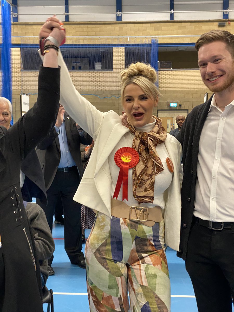 Congratulations to Beverley Momenabadi <a href="/beverley_momen/">Beverley Momenabadi</a> on being re-elected as our #Labour Councillor for Ettingshall <a href="/WolvesCouncil/">Wolves Council</a>
#TransformingWolverhampton #WolvesVote #LocalElections22