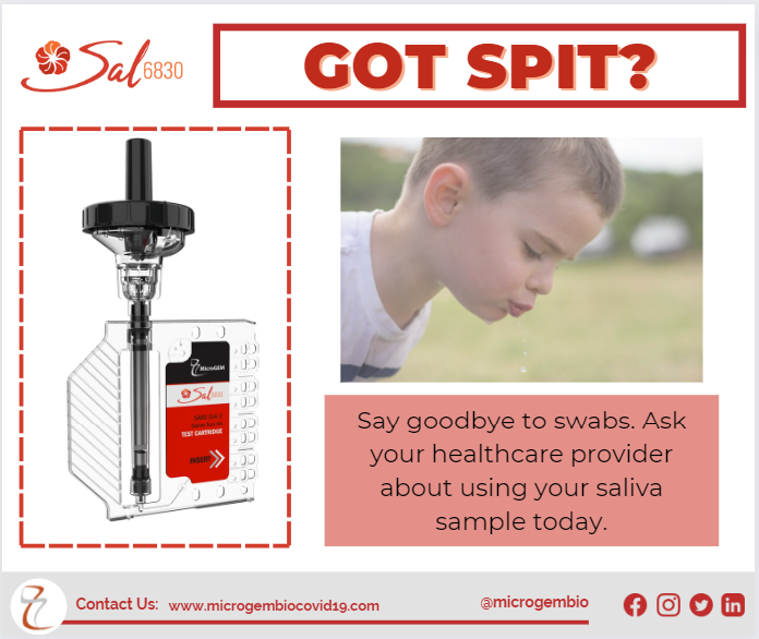 MicroGEMbio's tweet photo. WE CAN TEST YOUR SPIT!! The #MicroGEM Sal6830 Point of Care PCR System helps CLIA-waived organizations test saliva for #COVID_19 with results in minutes! https://t.co/LQuJaWkAiL
#covid19testing #pcrtest #covidpcrtest #covidtesting #testingforcovid19 #covidpcrtesting https://t.co/7YCJd4jx1F