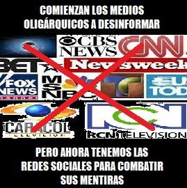 ChocolateEspes0's tweet photo. @mafersanchez221 @ONU_es @Pontifex_es @TheJusticeDept LA CANALLA MEDIÁTICA TIENE UNA ORDEN DE SU AMO IMPERIAL Y ES CREAR MENTIRAS YANKEE EN CONTRA DEL PAÍS, CUALQUIER COYUNTURA ELLOS LA APROVECHAN EN CONTRA DE 🇻🇪PERO AQUÍ HAY UN PUEBLO QUE NO SE RINDE Y QUE
#DefendemosAVenezuela
@POTUS @VP @SecBlinken @LeeCamp https://t.co/NvcGEj595s