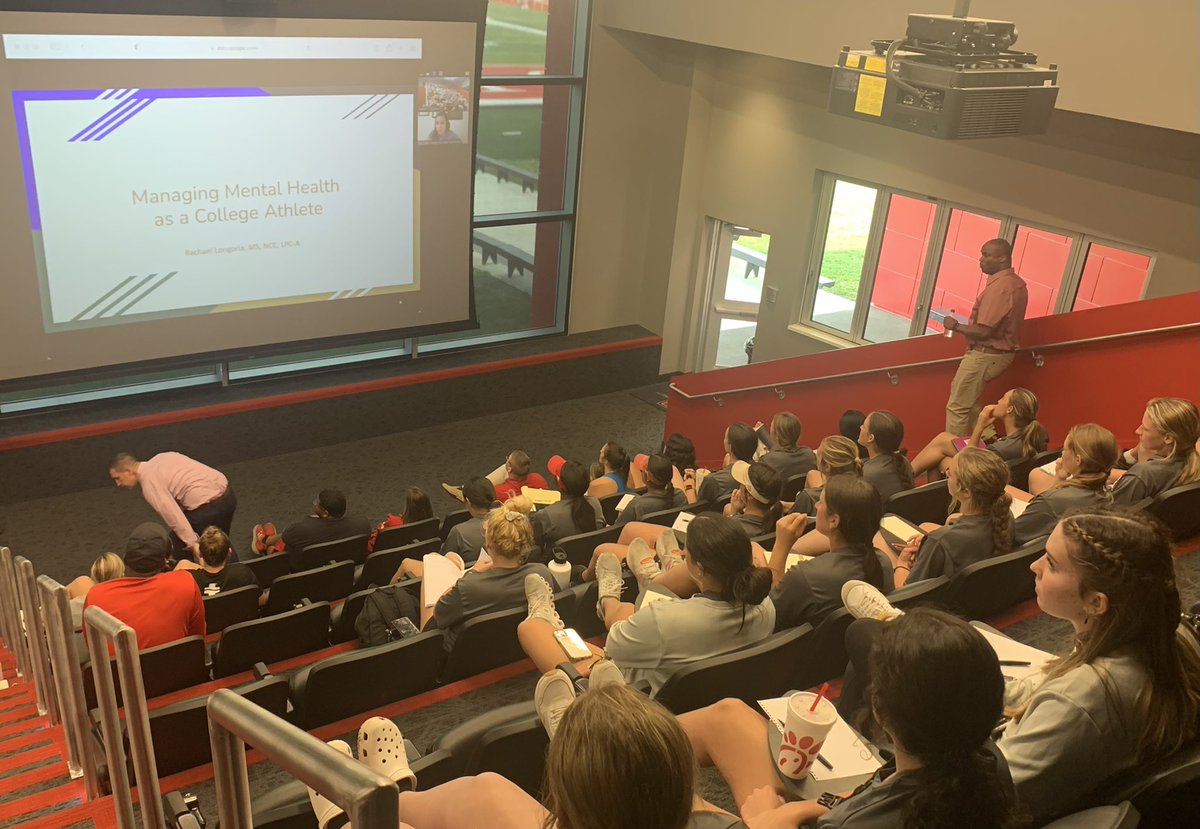 nicholls_sb's tweet photo. Mental Health Awareness month really hit home recently! We promise to do our part to keep the conversation going BEYOND this season.

HUGE THANKS to Rachael Longoria from Speak Easy Counseling. She was tremendous!!

#YouMatter | #NthisTogether https://t.co/jHmQln1S0s