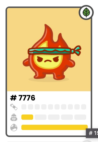 RareVerse's tweet photo. Meet Lil Spark 1/1 @coolcatsnft, why do I turn into fire traits with grass items fed? @cloncast @xtremetom https://t.co/9V7Ya3tOEB