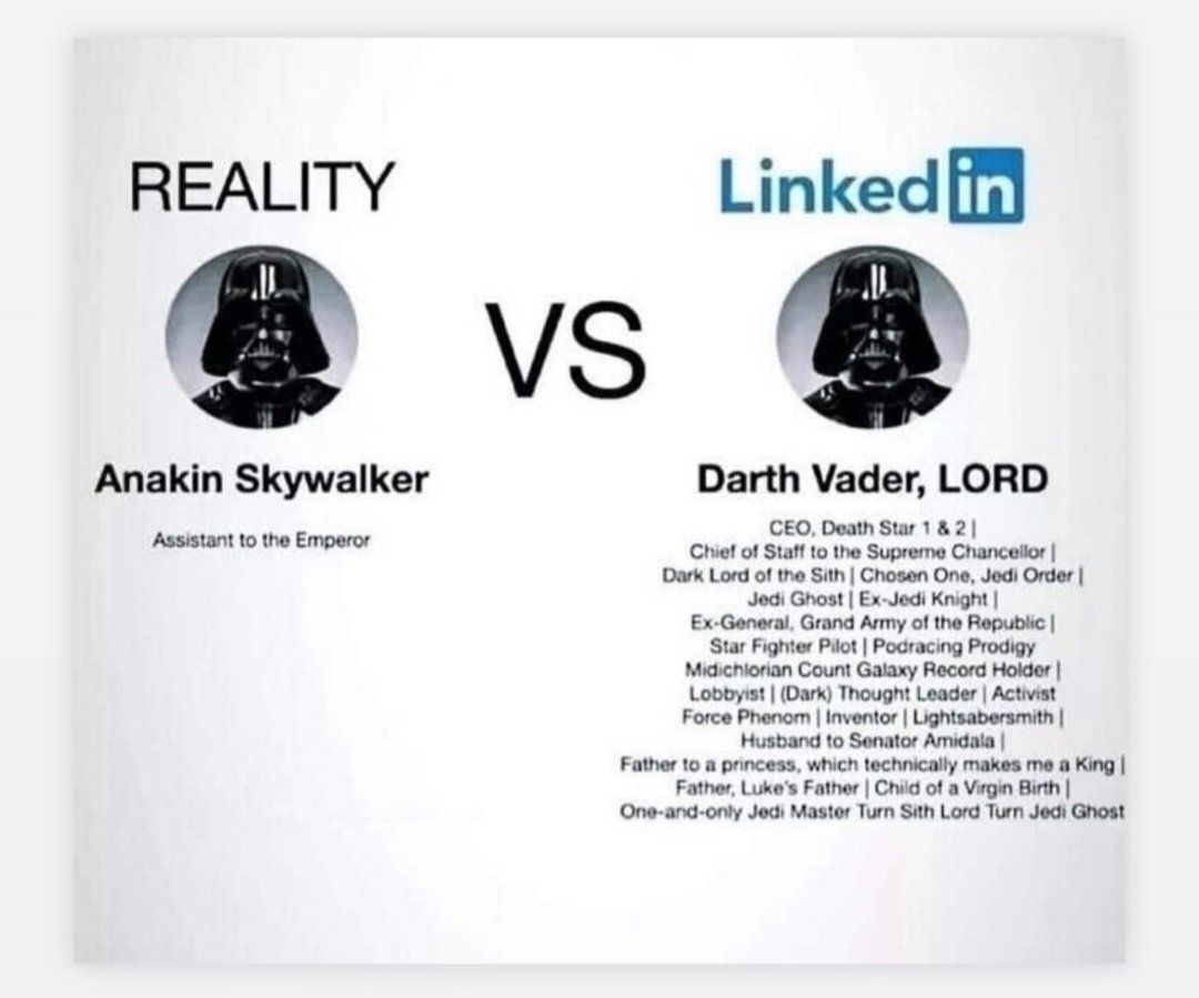torprchick's tweet photo. #REALITY vs #LinkedIn 
#socialmedia https://t.co/SdwZxmF0NG