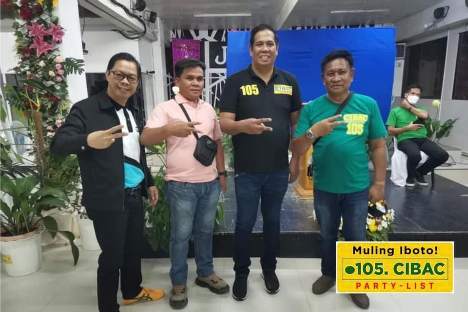 CIBAC_PartyList's tweet photo. Maaraming salamat sa lahat ng Body of Christ members at multi-sectoral groups sa Agusan Del Norte, Misamis Oriental, at Bukidnon sa Mindanao! Punong-puno ng pasasalamat ang aming puso sa inyong pagtanggap sa CIBAC Party-List. Tara na, let’s #BringBackCIBAC this May 9. #105CIBAC https://t.co/Npi6VTf6R3