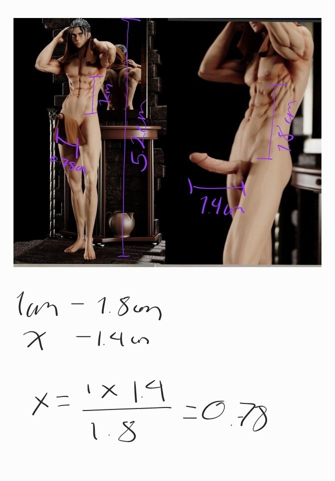 PredatorCute's tweet photo. Hice una estimación de la longitud del sinhueso de #Eren, el colosal titan mide aproximadamente 27.45 cm.
¡¡¡27.45 de retumbar!!!

Abro hilo de la explicación 👇🏼 https://t.co/5zL2VIvZKq